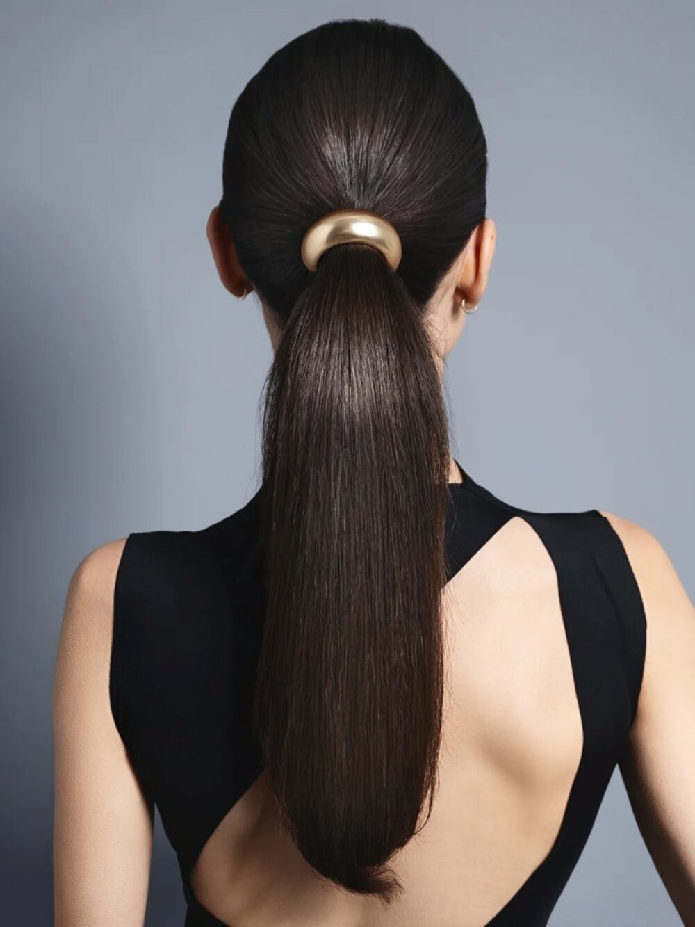 Brilliant Cuff Arched Metal Hair Tie